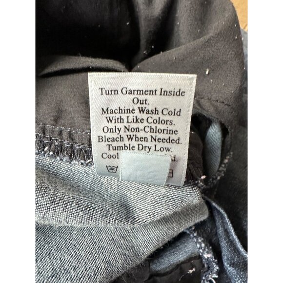 Coldwater Creek Womens Denim Trouser Jeans 12 Petite Dark Wash Stretch - Picture 8 of 9